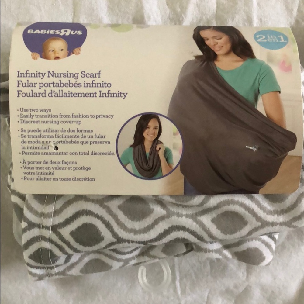 Two in one Infinity nursing scarf From babies R us